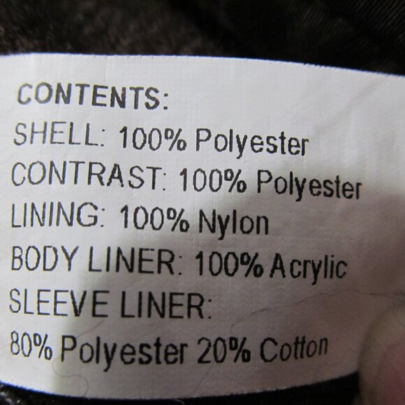 Gallery Womens Coat ~ Zip Out Liner ~ Snap Front ~ Brown & Mushroom Taupe Sz 1X - Picture 16 of 16